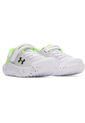 Tenis Niño Under Armour UA BPS SURGE 4 AC Blanco Under Armour de Under Armour