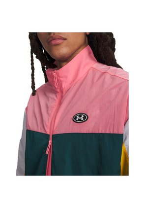 Chaqueta Hombre Under Armour ICON WOVEN TRACK FZ Rosado Under Armour