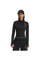 Camiseta De Compresión Manga Larga Mujer Under Armour CG TEXTURED 1/2 ZIP Negro Under Armour de Under Armour