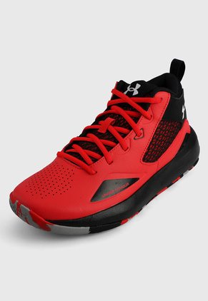 Tenis Basketball Rojo-Negro-Gris UNDER ARMOUR Lockdown 5
