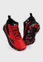 Tenis Basketball Rojo-Negro-Gris UNDER ARMOUR Lockdown 5 de Under Armour