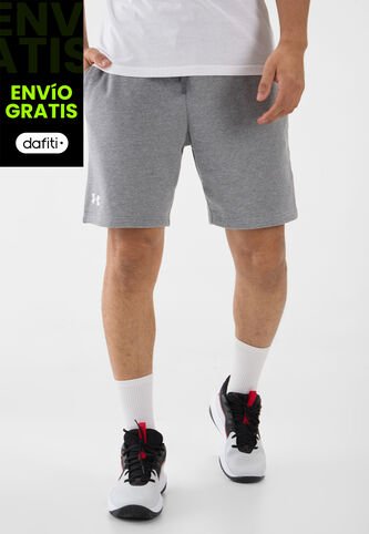 Pantaloneta Gris UNDER ARMOUR Rival Fleece Under Armour