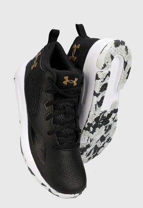 Tenis Basketball Negro-Dorado-Blanco UNDER ARMOUR Lockdown 5
