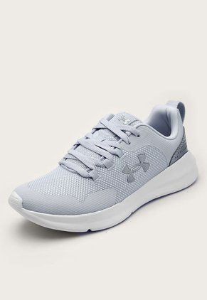 Tenis Running Gris-Plateado-Blanco UNDER ARMOUR Essential
