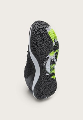 Tenis Basketball Negro-Blanco-Verde Neón UNDER ARMOUR Lockdown 6