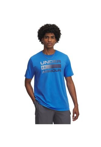 Camiseta Hombre Under Armour TEAM ISSUE WRDMRK SS Azul Under Armour Under Armour