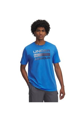 Camiseta Hombre Under Armour TEAM ISSUE WRDMRK SS Azul Under Armour