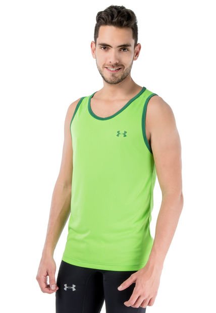 Camiseta Esqueleto Under Armour Tech Tank Verde