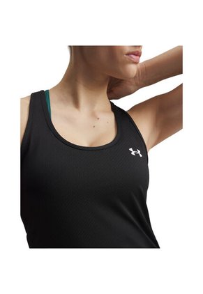 Camiseta Sin Mangas Mujer Under Armour TECH MESH RACER TANK Negro Under Armour
