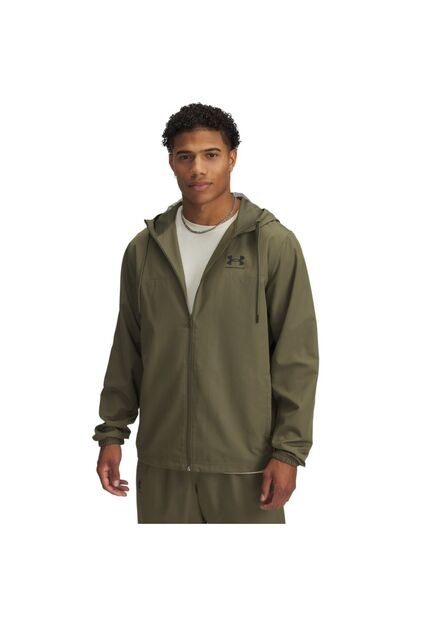 Chaqueta Hombre Under Armour RIVL WVN WINDBREAKER Verde Under Armour
