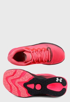 Tenis Running Fucsia-Negro UNDER ARMOUR Ua W Charged Pulse.