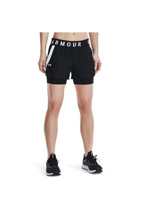 Short Under Armour Play Up 2 En 1  Mujer-Negro