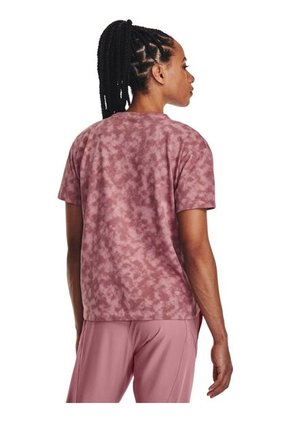 Camiseta Rosado Mujer UA LOGO AOP HEAVYWEI 1376742-697-QSU Under Armour