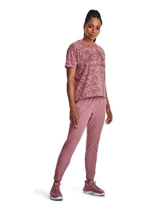 Camiseta Rosado Mujer UA LOGO AOP HEAVYWEI 1376742-697-QSU Under Armour