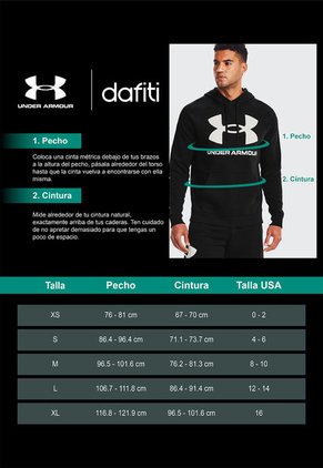 Hoodie Azul Raf UNDER ARMOUR Rival Fleece
