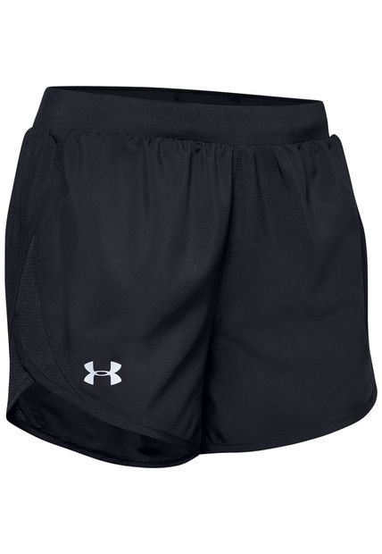 Short Under Armour Fly By 2.0 Para Mujer-Negro