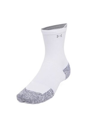 Medias Unisex Under Armour AD RUN CUSHN 3P CREW Blanco