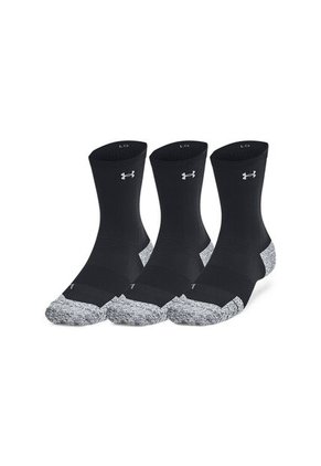 Medias Unisex Under Armour AD RUN CUSHN 3P CREW Negro Under Armour