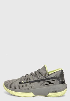 Tenis Basketball Verde Oliva-Negro UNDER ARMOUR Ua Sc 3zero III