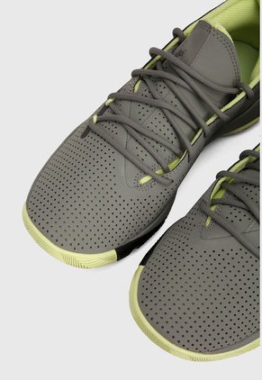 Tenis Basketball Verde Oliva-Negro UNDER ARMOUR Ua Sc 3zero III