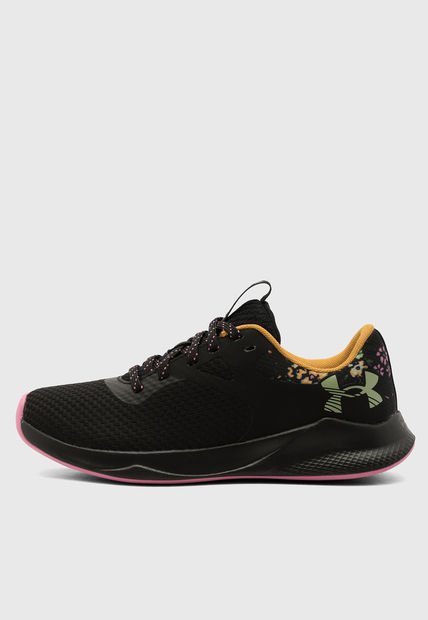 Tenis Running Negro-Amarillo-Violeta UNDER ARMOUR Charged Aurora