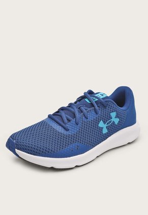 Tenis Running Azul Royal-Aguamarina-Blanco UNDER ARMOUR Charged Pursuit 3