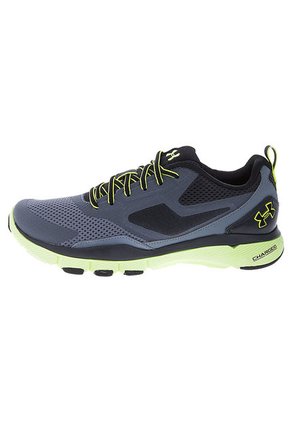 Training Gris-Verde Neón Under Armour Charged One Tr
