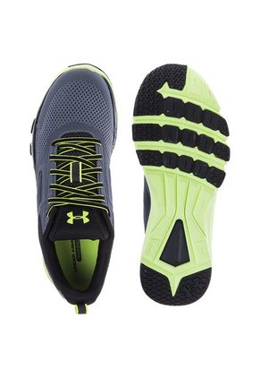 Training Gris-Verde Neón Under Armour Charged One Tr