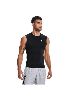 Camiseta Sin Manga Under Armour Hg Comp Ss Hombre-Negro