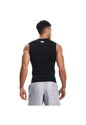 Camiseta Sin Manga Under Armour Hg Comp Ss Hombre-Negro