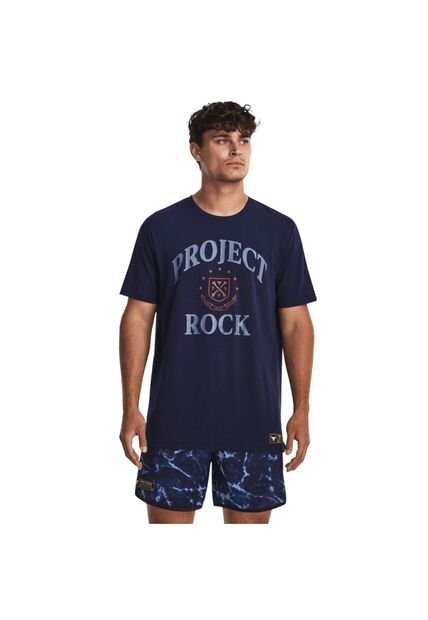 Camiseta Hombre UNDER ARMOUR UA PJT ROCK ST SS Azul Under Armour