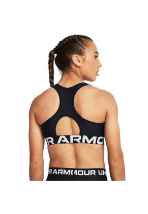 Top Under Armour Hg Autntcs Mid Brndd Mujer-Negro