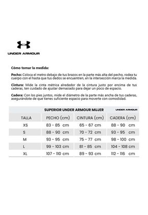 Top Under Armour Hg Autntcs Mid Brndd Mujer-Negro