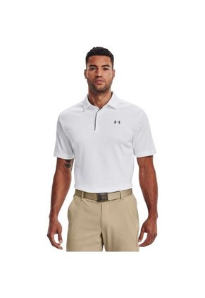 Camiseta Polo Under Armour Tec Hombre-Blanco