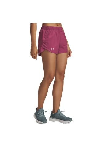 Short Under Armour Fly By 3 Mujer-Vinotinto Under Armour