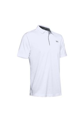 Camiseta Polo Under Armour Tec Hombre-Blanco
