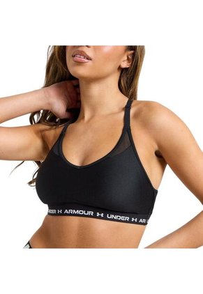 Top Under Armour Crossback Low Mujer-Negro