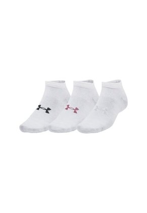 Medias Under Armour Essential Lw Cut 3Pk -Blanco