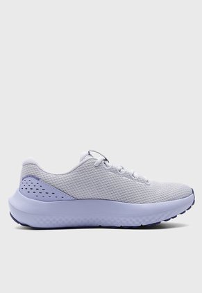 Tenis Running Gris-Lila UNDER ARMOUR Charged Surge 4