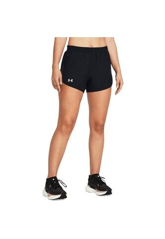 Short Under Armour Fly By 3 Mujer-Negro Under Armour