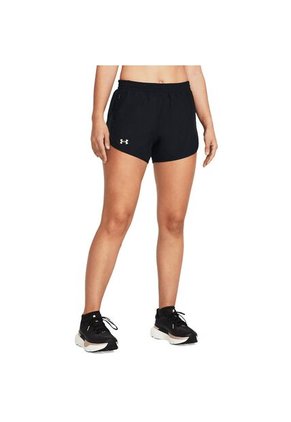 Short Under Armour Fly By 3 Mujer-Negro