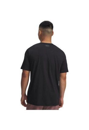 Camiseta Under Armour Pjt Rck Smpl Brnd Ss Hombre-Negro