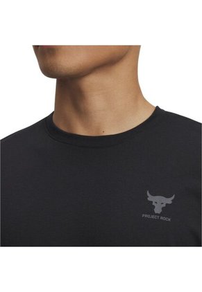 Camiseta Under Armour Pjt Rck Smpl Brnd Ss Hombre-Negro