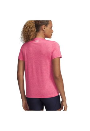 Camiseta Under Armour Tech Ssc Twist Mujer-Rosa