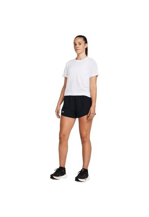 Short Under Armour Fly By 3 Mujer-Negro