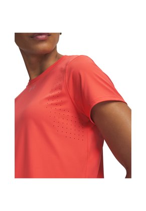 Camiseta Mujer Under Armour VELOCITI PRO SHRTSLV Naranja Under Armour