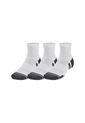 Medias Under Armour Prfrmnc Tech 3Pk Qtr -Blanco de Under Armour