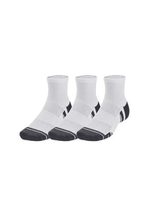 Medias Under Armour Prfrmnc Tech 3Pk Qtr -Blanco