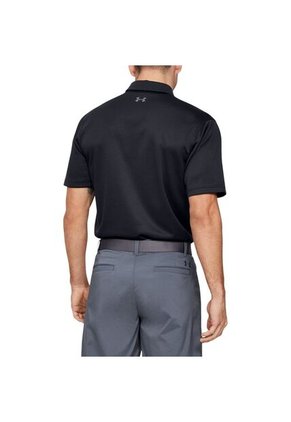 Camiseta Polo Under Armour Tec Hombre-Negro
