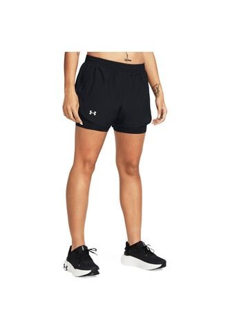 Short Under Armour Fly By 2-In-1 Shorts Mujer-Negro Under Armour
